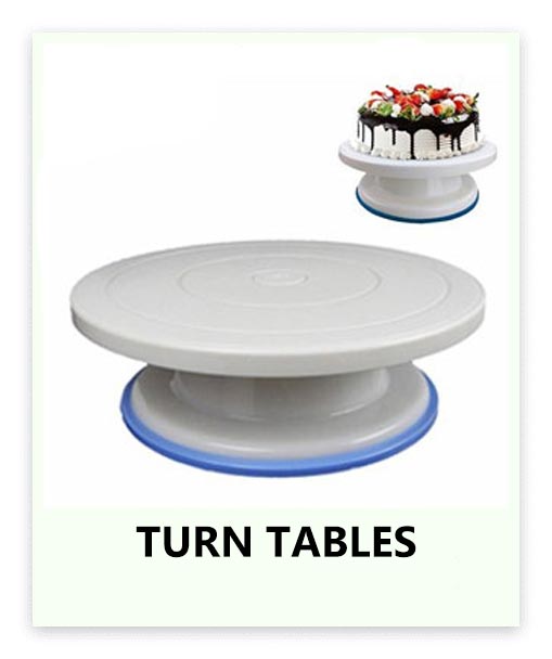 360 Degree Rotating Cake Stand Cake Decorating Turntable, Silver & Golden  12-Inch Round. at Rs 700/piece, Cake Turntable in Pune