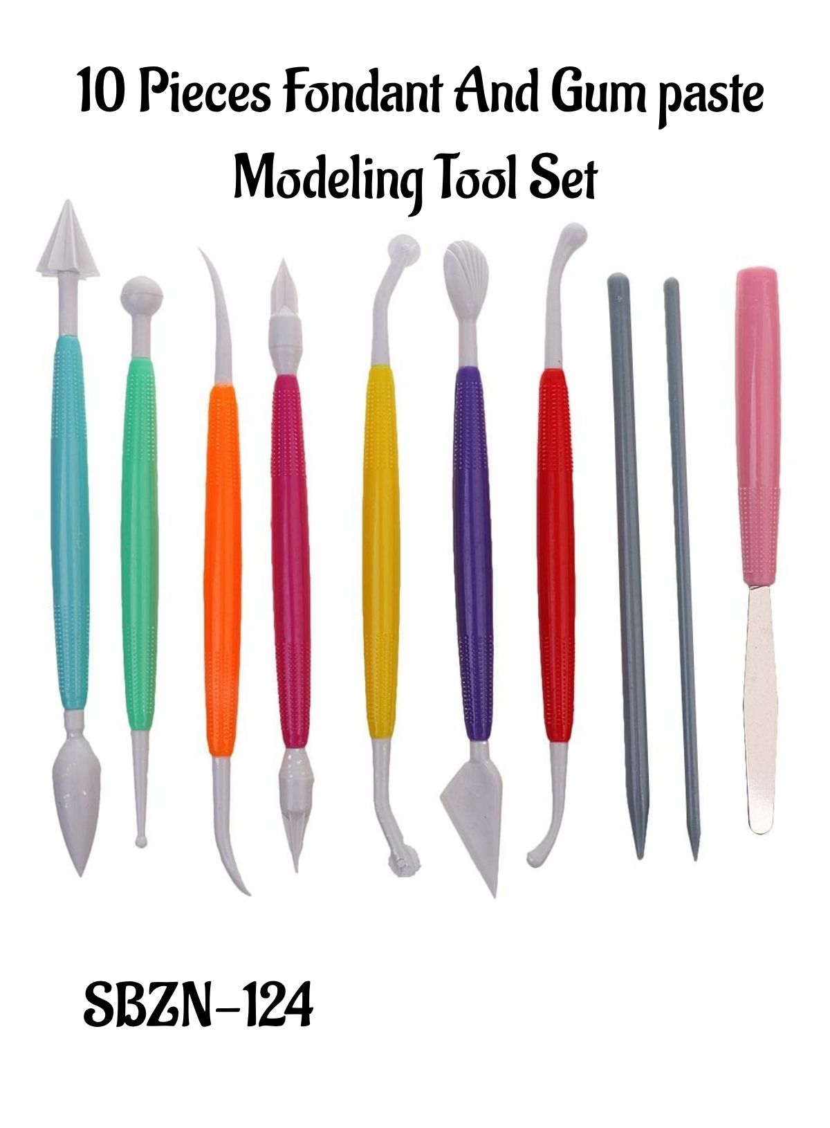 調理器具 Gun Paste Tool Set Cake Decor 10 Pieces Fondant And Gum paste Modeling Tool Set