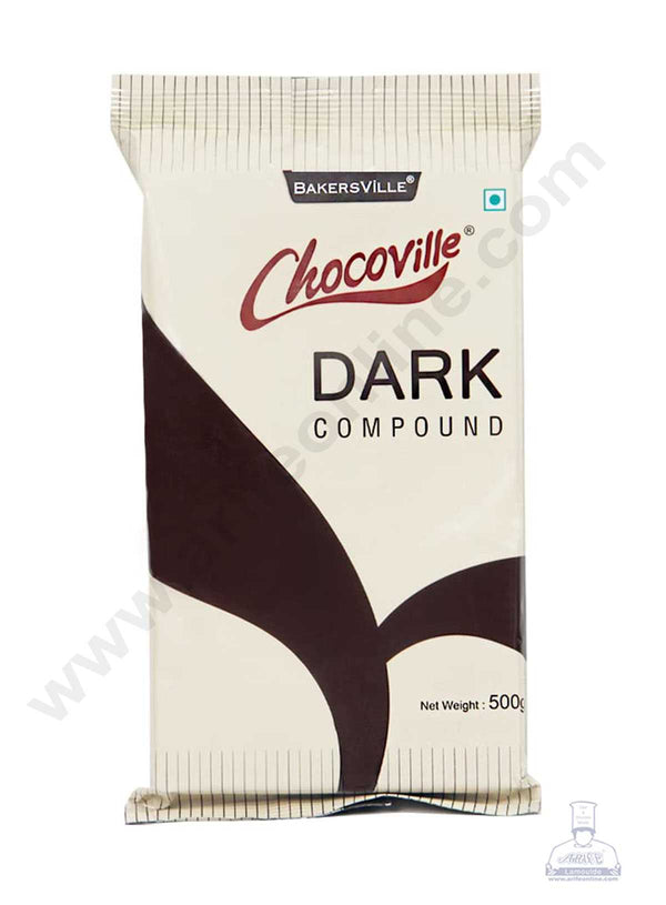 Chocoville Dark Compound Slab - 500g