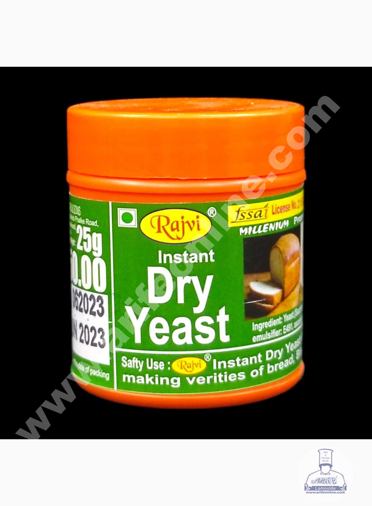 Rajvi Instant Dry Yeast 25gm – Arife Online Store