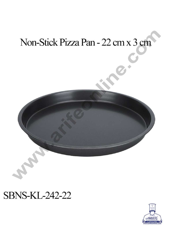 CAKE DECOR™ Non Stick Pizza Pan 22 cm x 3 cm (SBNS-KL-242-22)