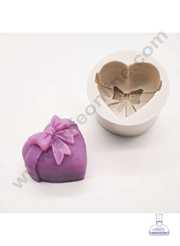 CAKE DECOR™ 3D Silicon 1 cavity Heart Love Rose Flower Mould, Silicone Candle, Soap, Epoxy Silicone Mould Cake Decoration SBSP-DYF6802