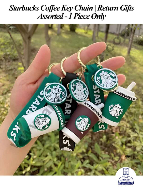 CAKE DECOR™ Starbucks Coffee Key Chain | Coffee Lover | Return Gifts - 1 Piece