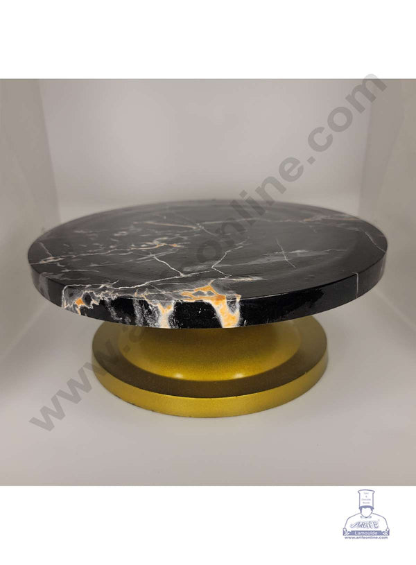 CAKE DECOR™ 360 Degree Rotating Cake Stand Cake Decorating Turntable - Marble Theme 02 (SBCS-010-04)