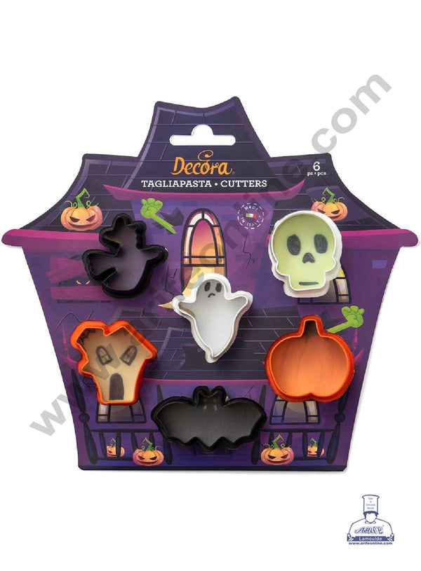 CAKE DECOR™ 6 Piece Halloween Theme Plastic Cutter