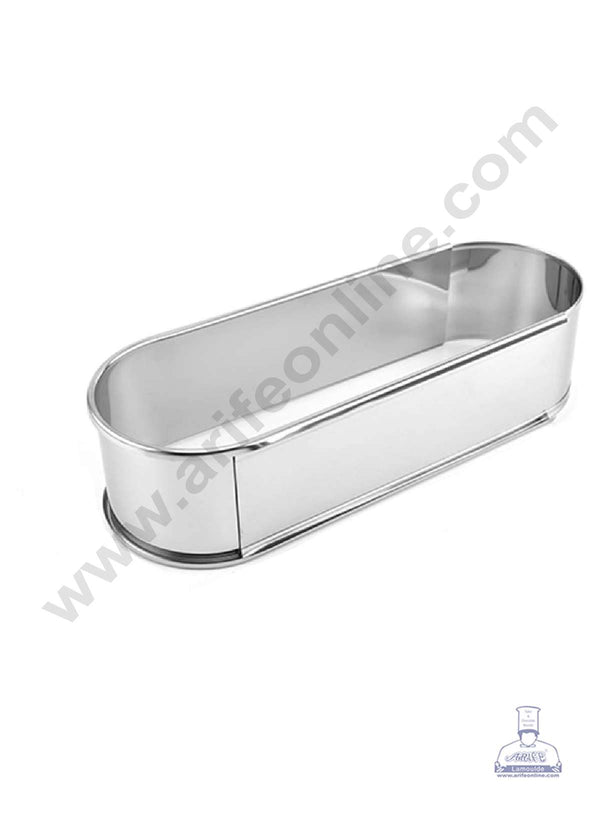 CAKE DECOR™ Adjustable Oval Cake Ring Stainless Steel Cutter Heavy Ring