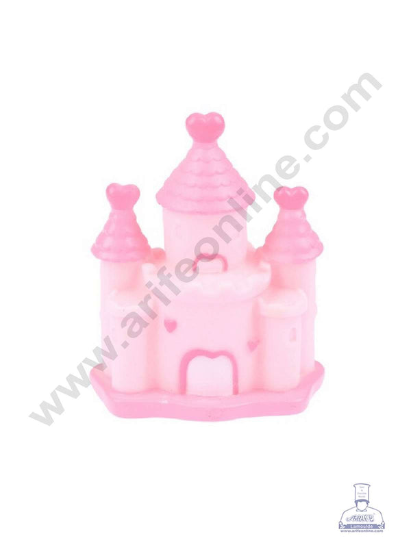 CAKE DECOR™ Princess Prince Pink Castle | House For Cake Decoration, Cake Topper (SB-T-006-1-Pink)