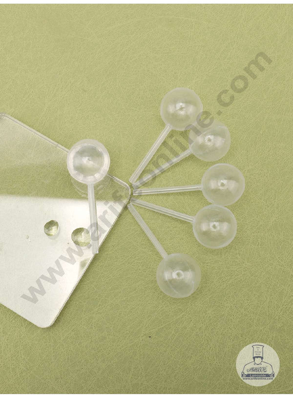 CAKE DECOR™ Plastic Round Sphere Shape Squeeze Transfer Pipettes for Cupcakes & Cakes (4ml Pack of 12)