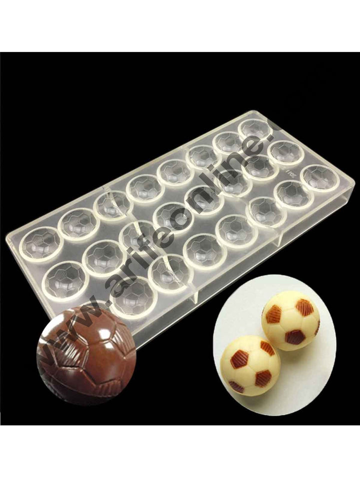 Cake Decor Polycarbonate Football Design Chocolate Mould,Plastic Mould