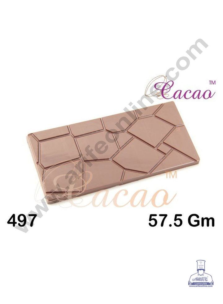Cake Decor 3 Cavity PVC Chocolate mould Stone Wall Shaped (1pcs pack)