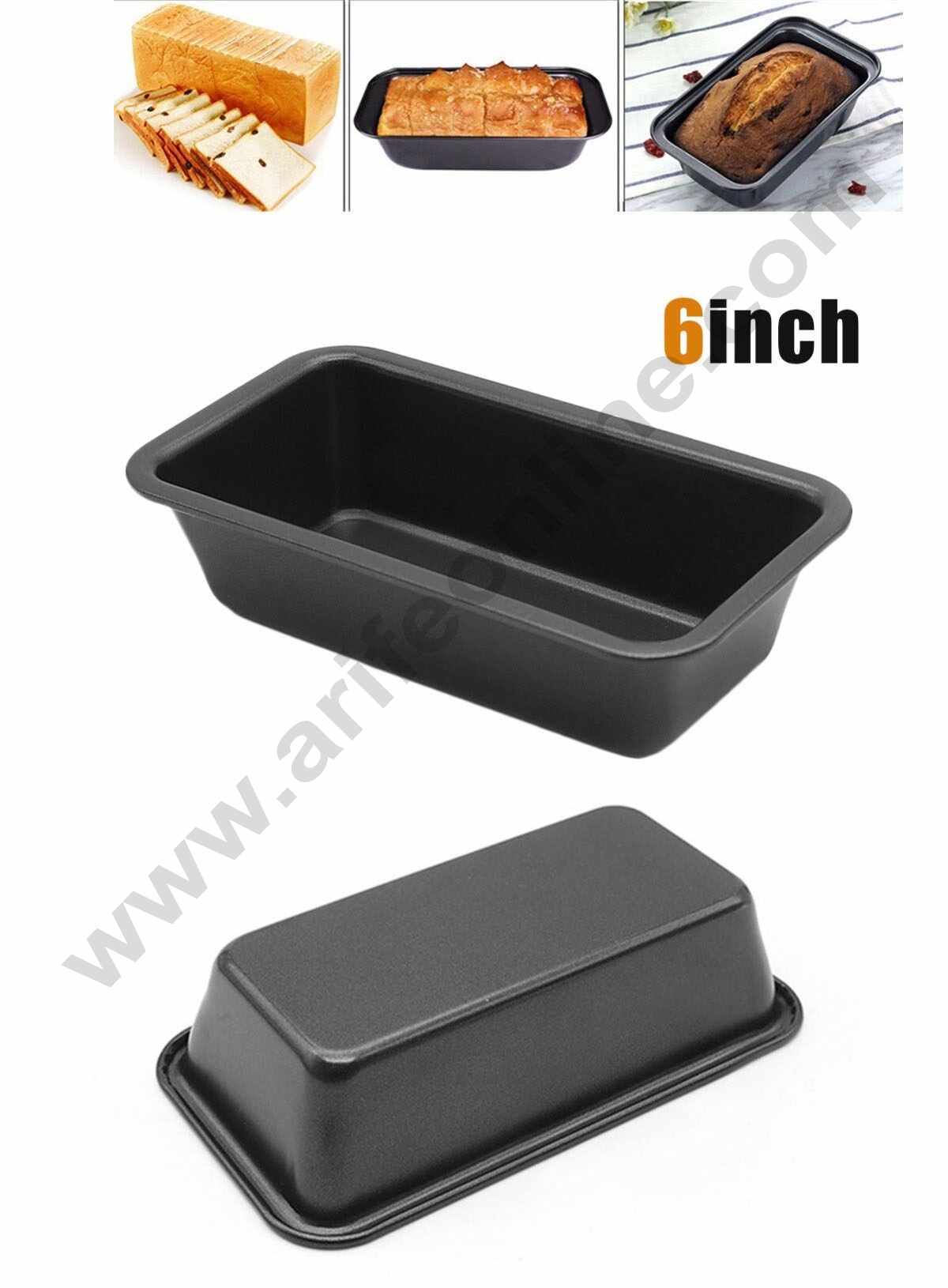 Cake Decor Non Stick Rectangle Heavy Bread Loaf Mould Small Inch