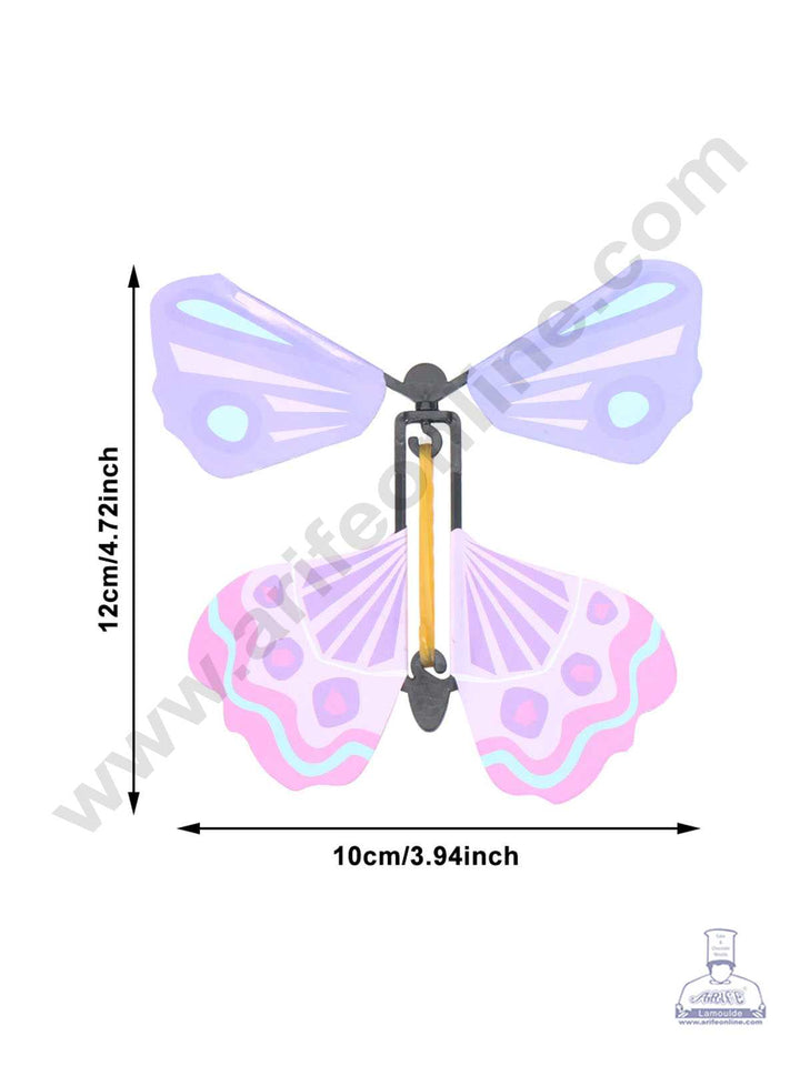CAKE DECOR™ 1 piece Flying Butterfly Assorted Color and Assorted Designs (SBMT-FButterfly)