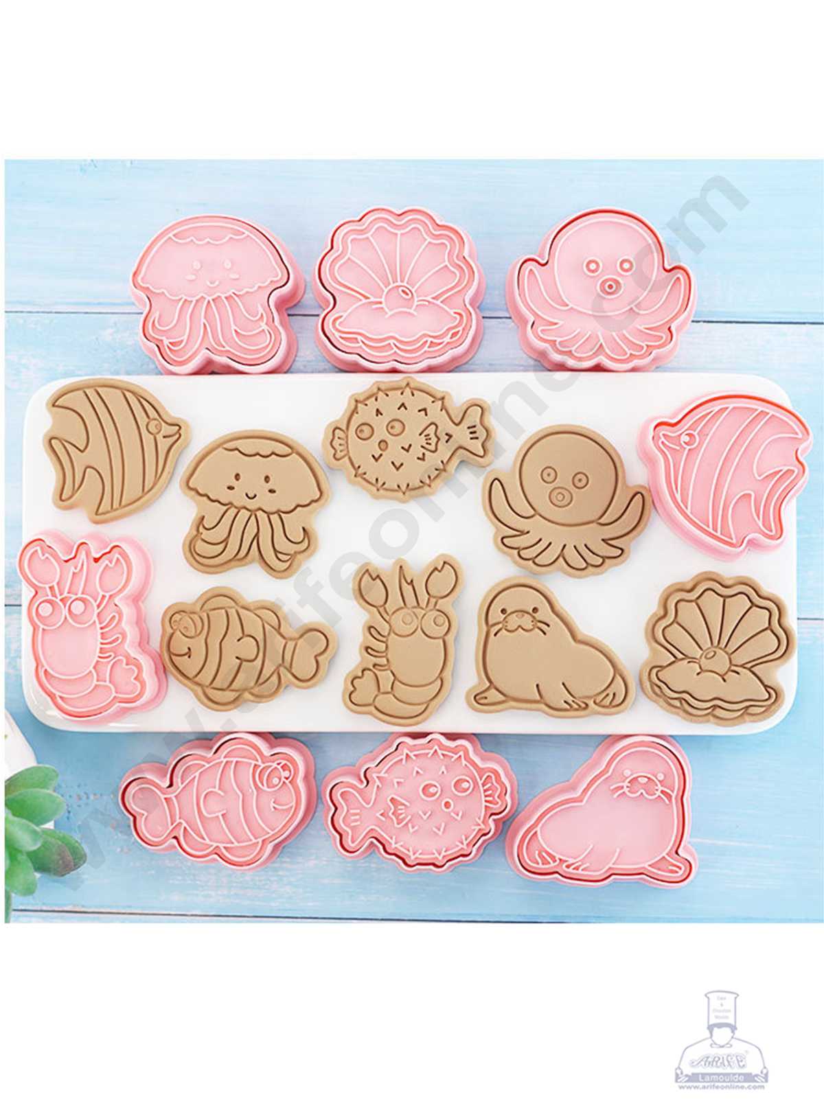 Under The Sea Mini Cookie Cutter Set – 3D Cookie Cutter Shop