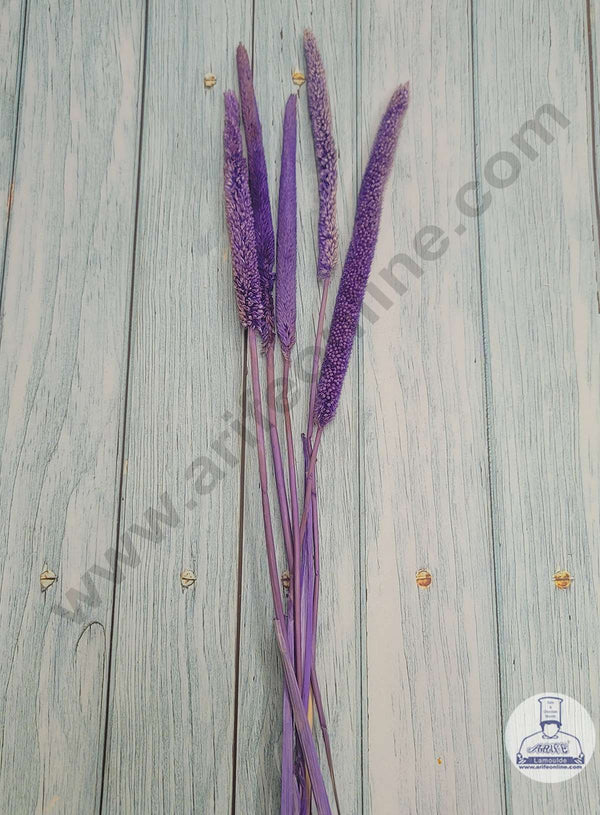 CAKE DECOR™ Purple Color Eternelle Hypericum With Dried Millets For Cake Decoration Bouquet Wedding Party Centerpieces Decorative – Purple (5 Stick pack)