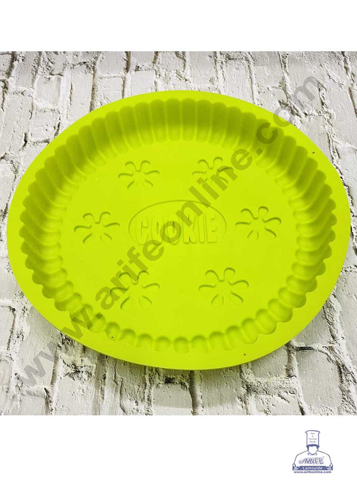 CAKE DECOR™ Round Cookie Shape Silicon Cake Mould Silicon Muffin Mould (SBSM-897)