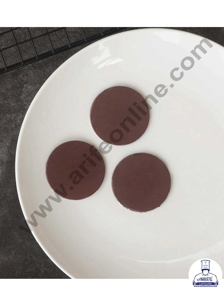 CAKE DECOR™ Silicon 8 in 1 Round Shape Chocolate Garnishing Mould Cake Insert Decoration Mould SBGS-264