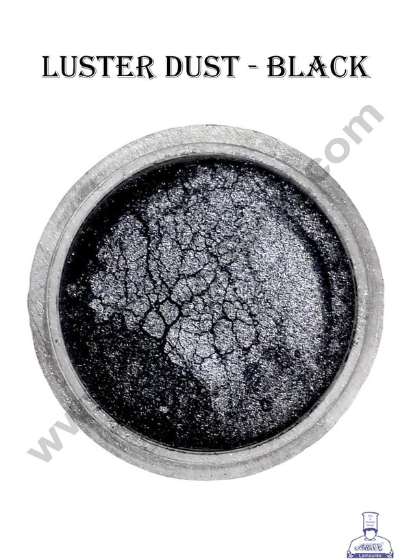 CAKE DECOR™ Luster Dust - Black (10 gm) SB-NELD-Black