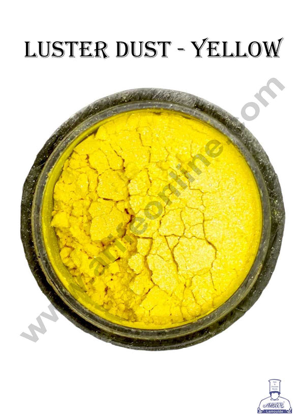 CAKE DECOR™ Luster Dust - Yellow (10 gm) SB-NELD-Yellow