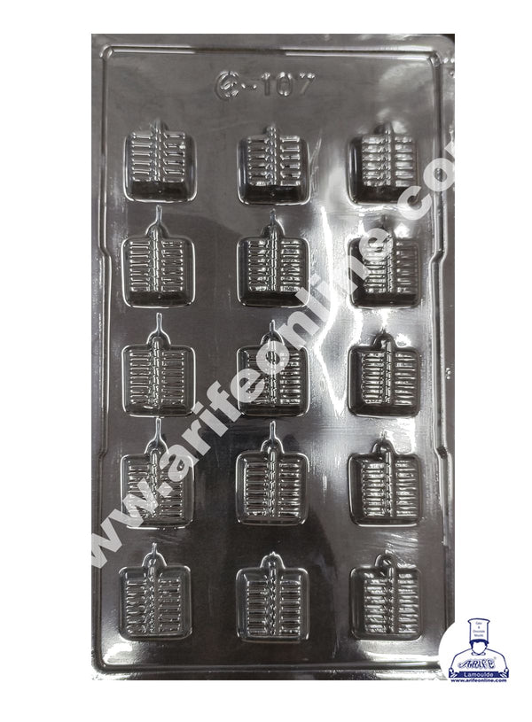 Cake Decor 15 Cavity Diwali Ladi Bomb Mold PVC Chocolate mould (10 pcs pack)