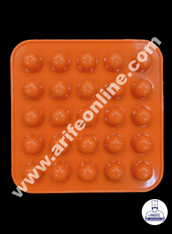 Cake Decor 25 Cavity MIni Ball Shape Silicone Chocolate Mould ( SBCM-685 )