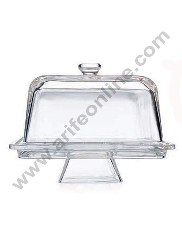 Cake Decor Amazing Cake Stand Multifunctional Cake and Salad Server with 5 Compartment Tray or Center Dip Bowl