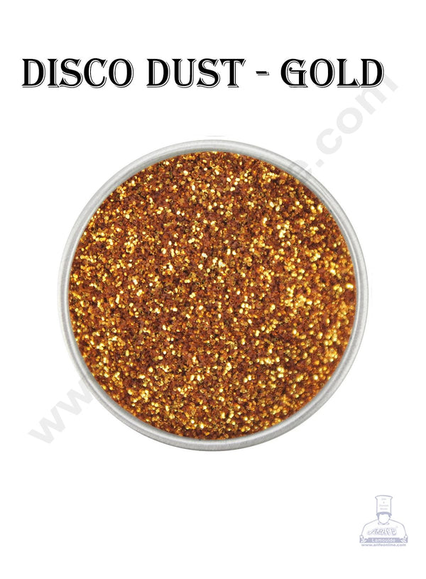 Cake Decor Disco Dust - Gold (10 gm)