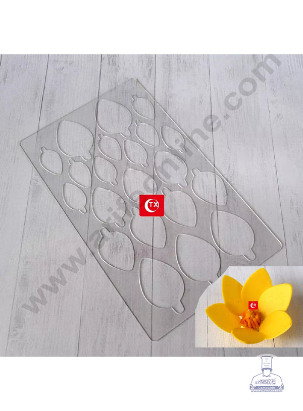 Cake Decor Flower Making Chocolate Stencil Mould with new Flower Arts - Mangolia (SBTXF-006)