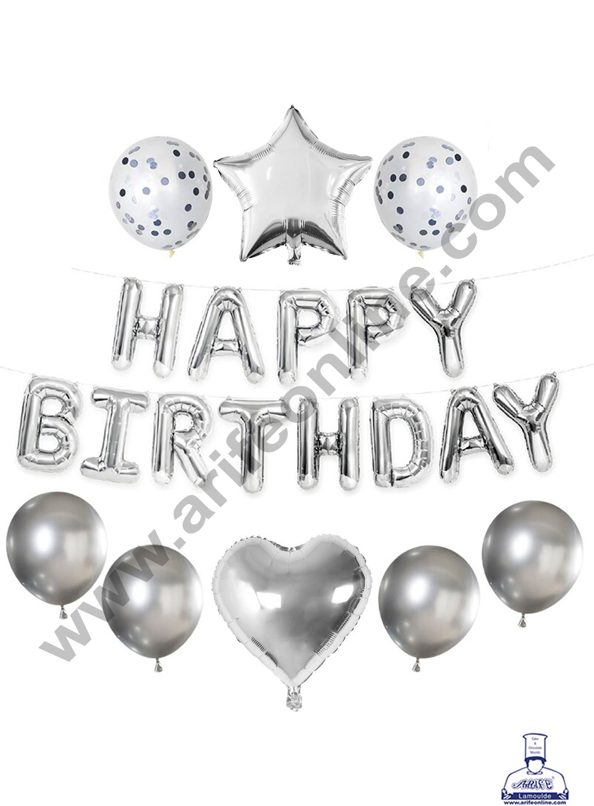 Happy Cake Day Birthday Foil Balloon