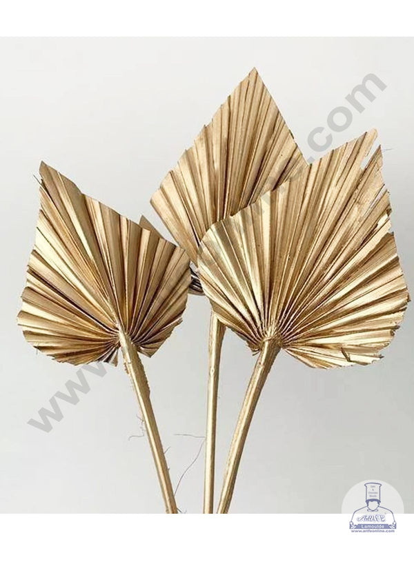 Cake Decor Natural Palm Leaves For Cake Decoration - Bronze ( 1 pc pack )