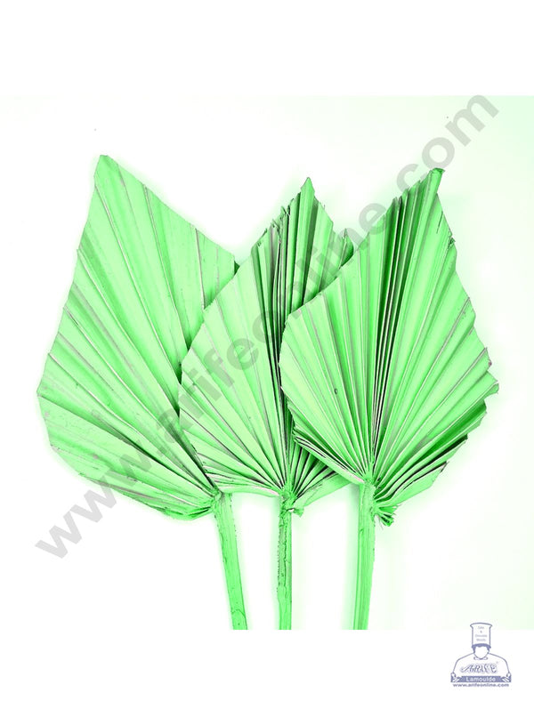 Cake Decor Natural Palm Leaves For Cake Decoration - Green ( 1 pc pack )