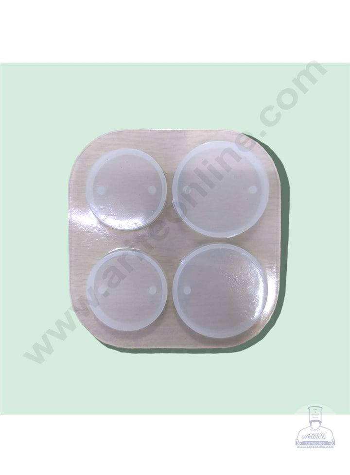Cake Decor Silicon Resin Moulds - 4 Cavity Rakhi Mould SBURP001-RM
