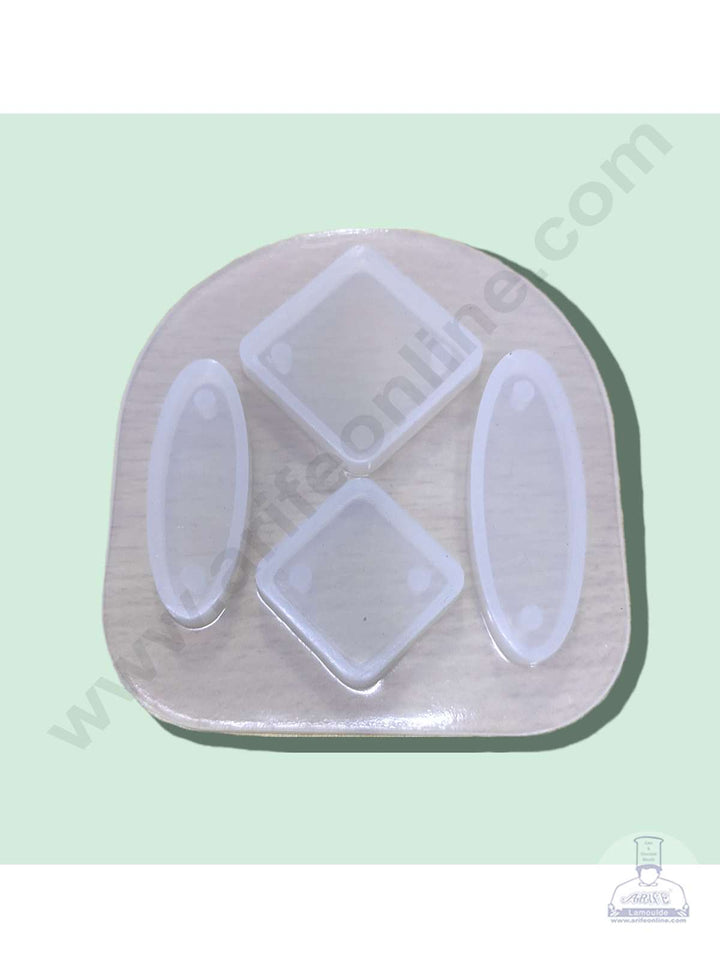 Cake Decor Silicon Resin Moulds - 4 Cavity Rakhi Mould SBURP003-RM