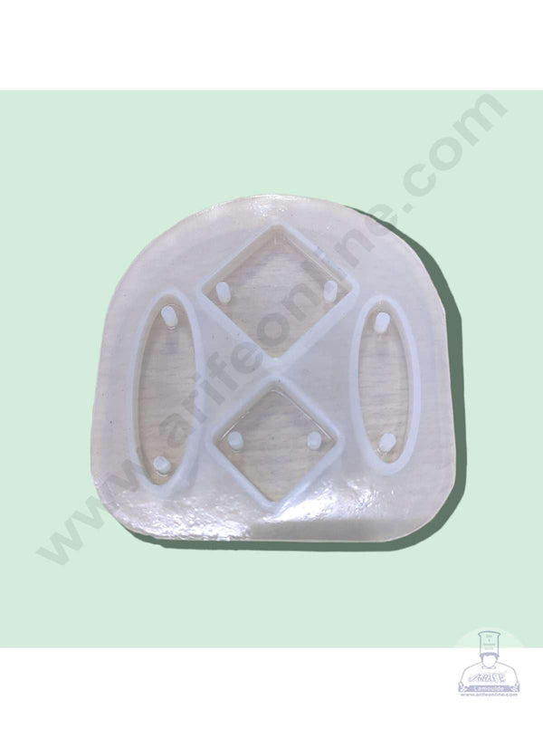 Cake Decor Silicon Resin Moulds - 4 Cavity Rakhi Mould SBURP003-RM