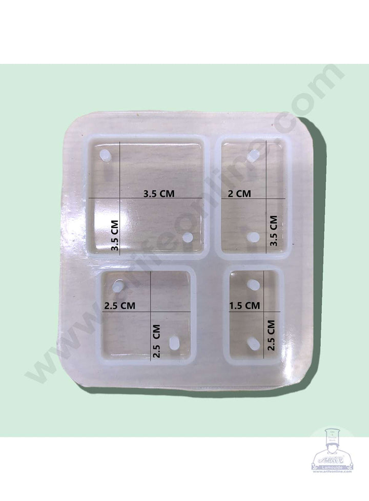 Cake Decor Silicon Resin Moulds - 4 Cavity Rakhi Mould SBURP004-RM