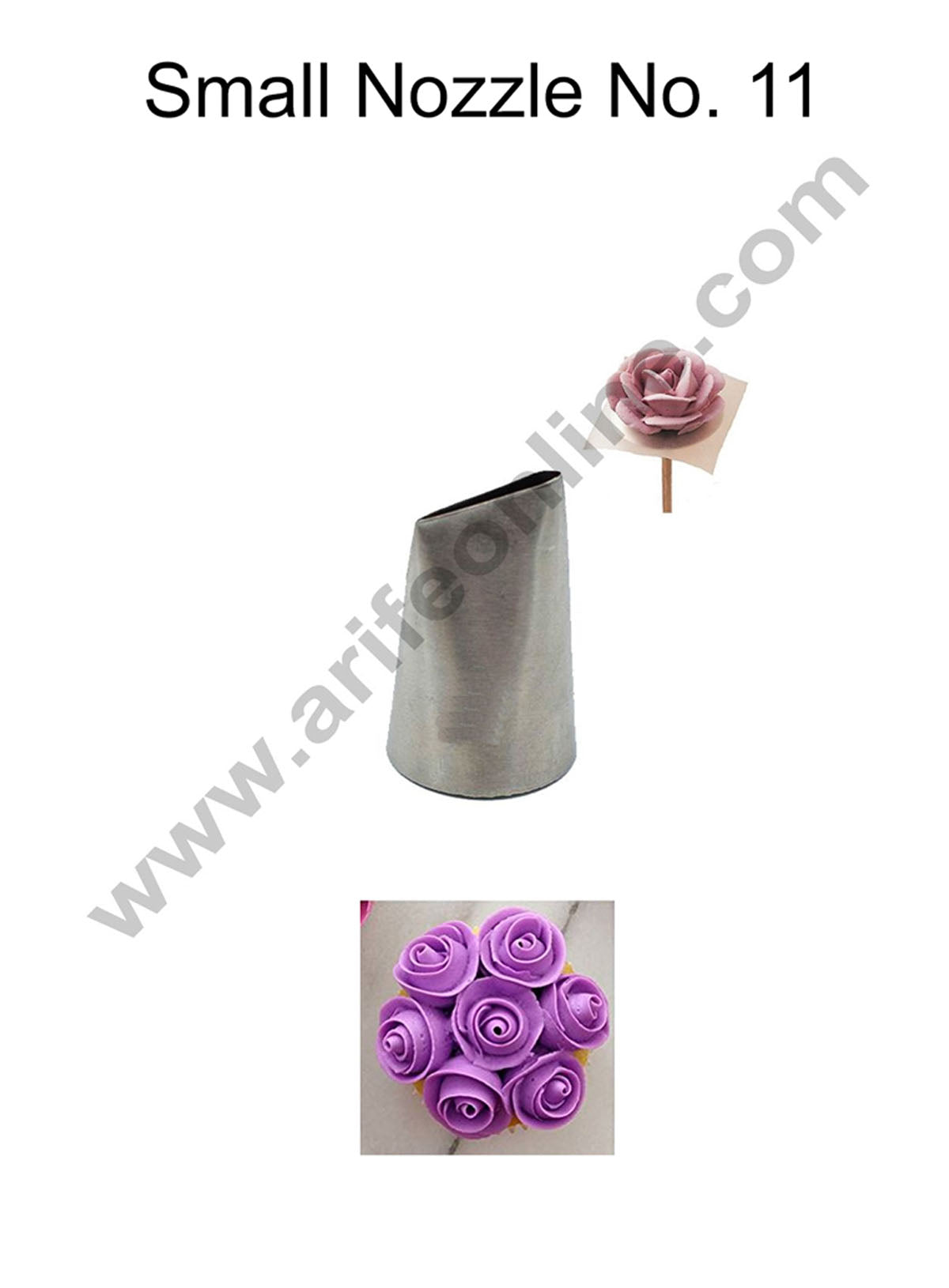 Cake Decor Small Nozzle 11 Petal Piping Nozzle – Arife
