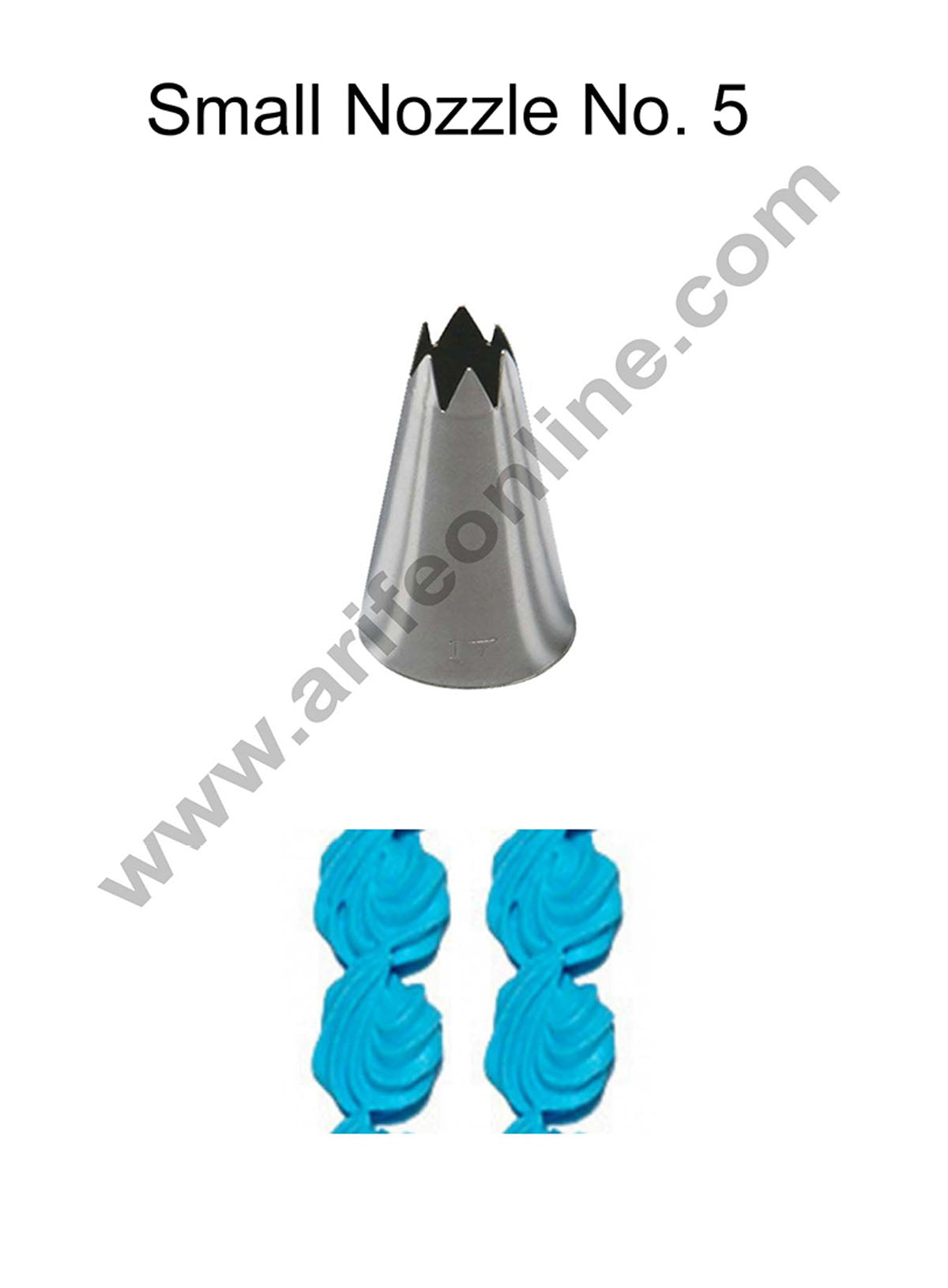 Cake Decor Small Nozzle Open Star Piping Nozzle – Arife