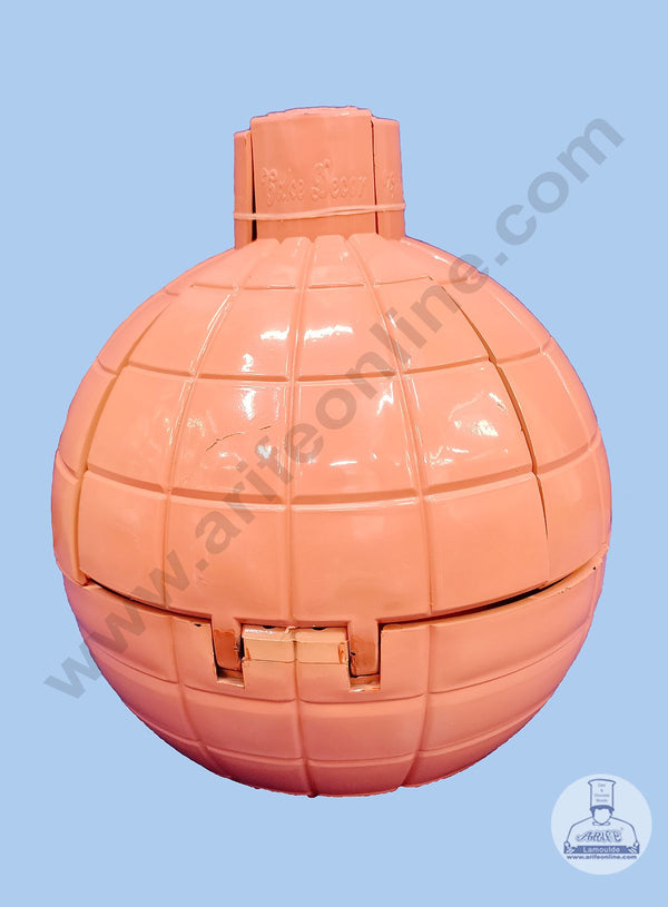 Cake Decor Surprise Unexpected Plastic Bomb Shaped Cake Gift Box for All Occasions - Metallic Peach