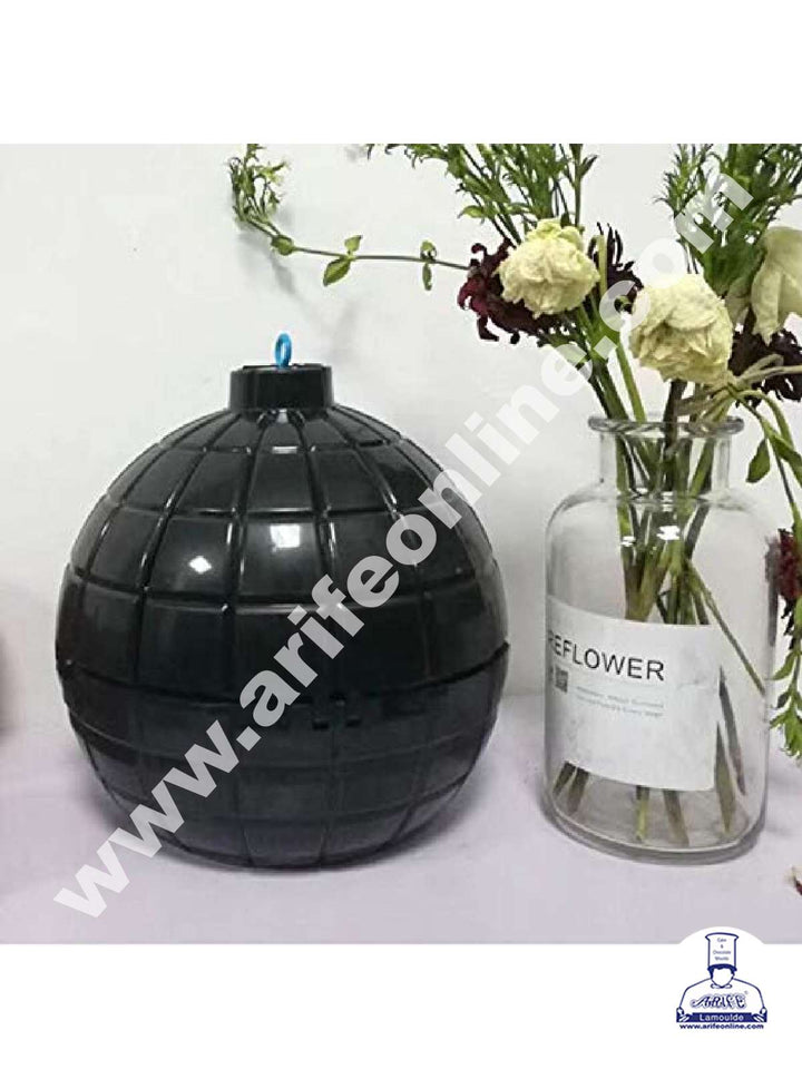 Cake Decor Surprise Unexpected Plastic Bomb Shaped Cake Gift Box for All Occasions (With Plate Inside)