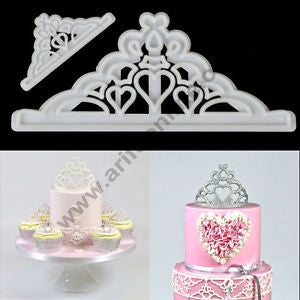 Patchwork+Cutters+Crown+Cutter+Set+Fondant+Gumpaste+Cake+Decorating for  sale online