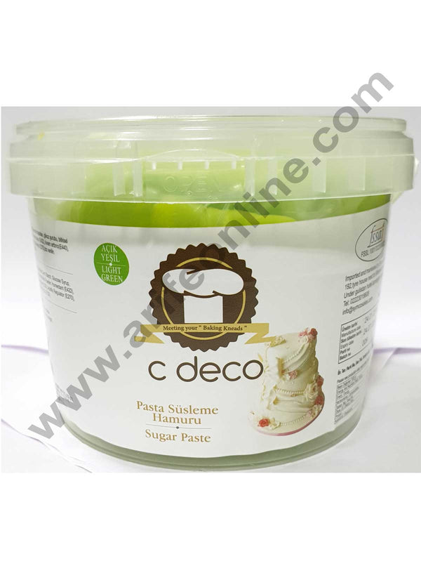C Deco Sugar Paste (Fondant)-Light Green 1KG