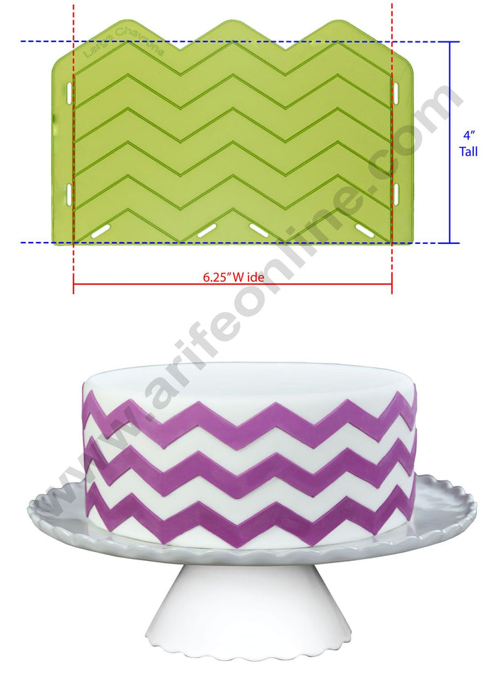 Silicone Large Chevron Pattern Impression Onlays Moulds