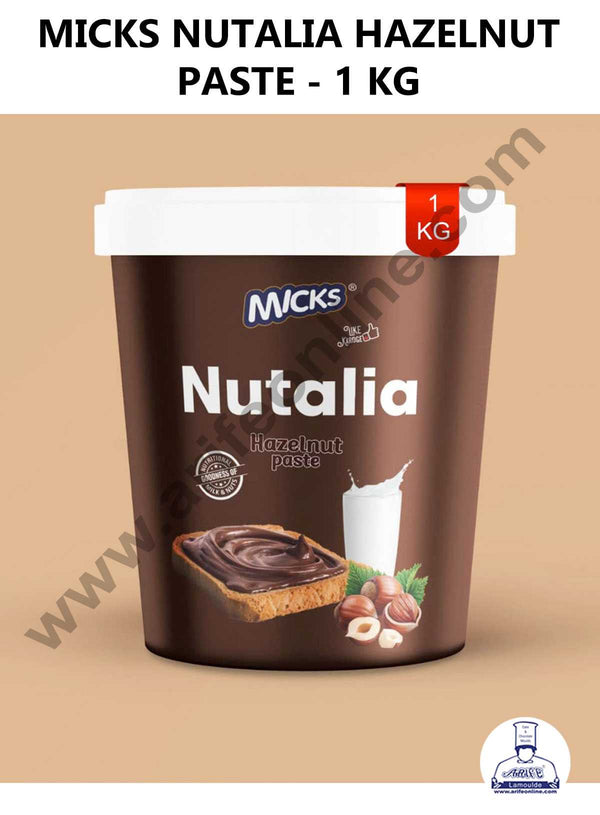 MICKS Nutalia Hazelnut Paste  - (1 kg Pack)
