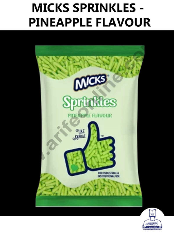 MICKS Sprinkles - Pineapple Flavour (200 G Pack)