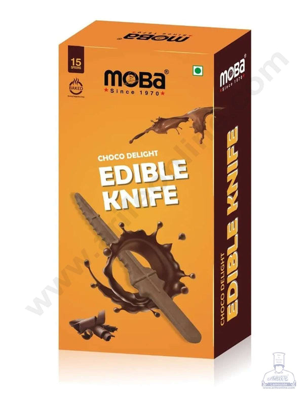 Moba Choco Delight Edible Knife ( 15 pc Pack )