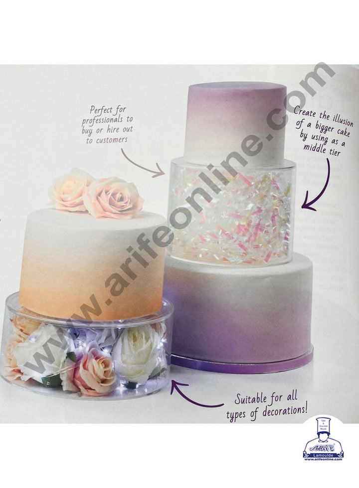 CAKE DECOR FILL-A-TIER CLEAR CAKE DISPLAY - ROUND