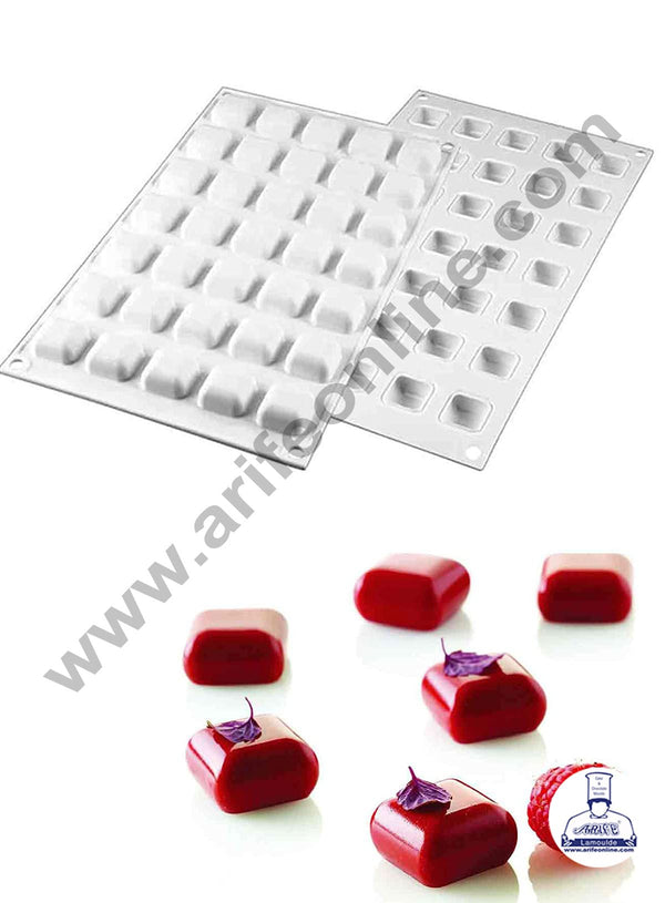 Cake Decor Silicon Micro Rounded Square Gem Design Cake Mould Mousse Cake Mould Silicon Moulds
