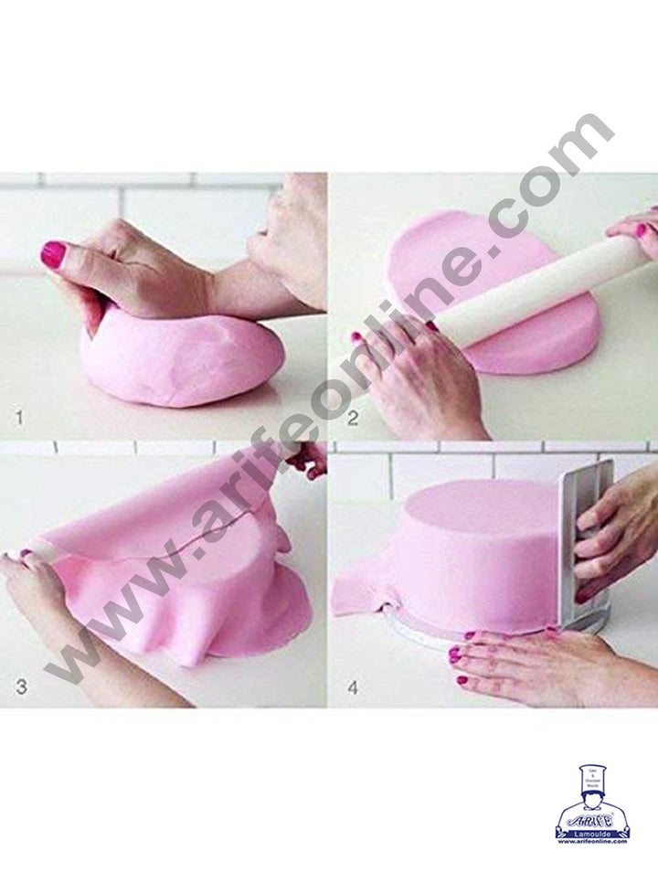 Cake Decor 3 Pieces Cake Icing Smoother Cake Edge Side Decorating Tools
