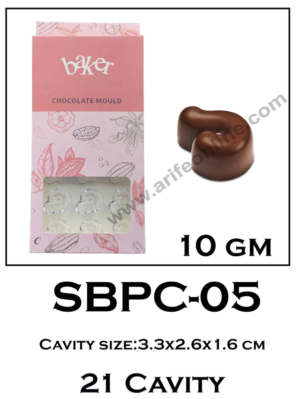 Cake Decor 21 Cavity Polycarbonate Chocolate Mould SBPC-05