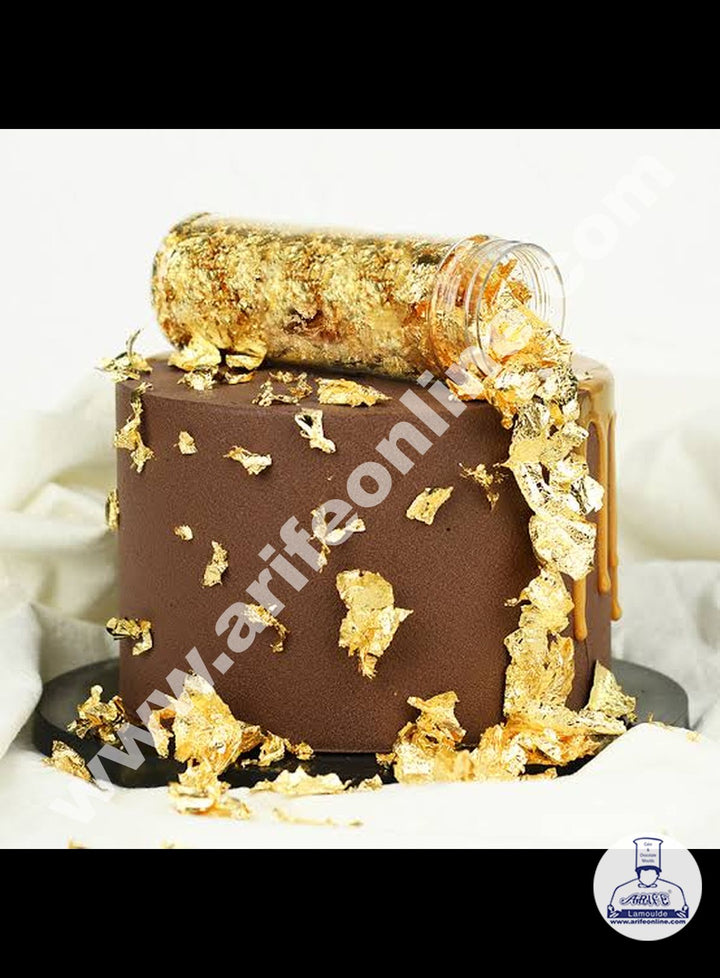 Cake Decor Non Edible Gold leaf Flakes for Cake Decoration