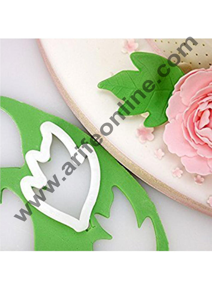 Cake Decor 3 PCS Set Peony Ever with Leaf Cutter Fondant Cake Decorating Molds Biscuit Cutter Cake Baking Tool Set
